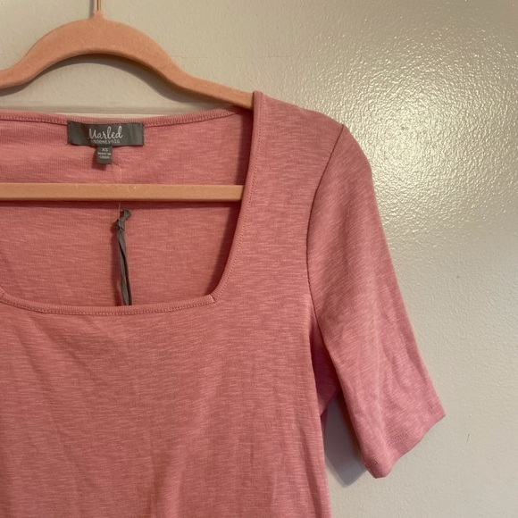 𝅺marled Essentials Prink Short Sleeve Top - Picture 3 of 11